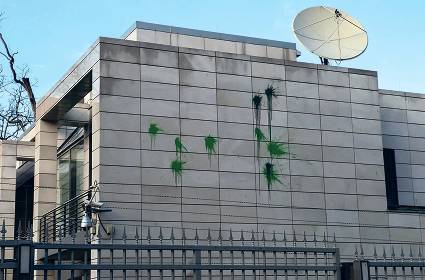 Uebergriff auf Iranische Botschaft in Berlin